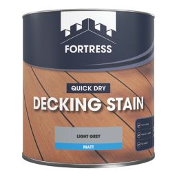 Fortress  2.5Ltr Light Grey Anti Slip Decking Stain