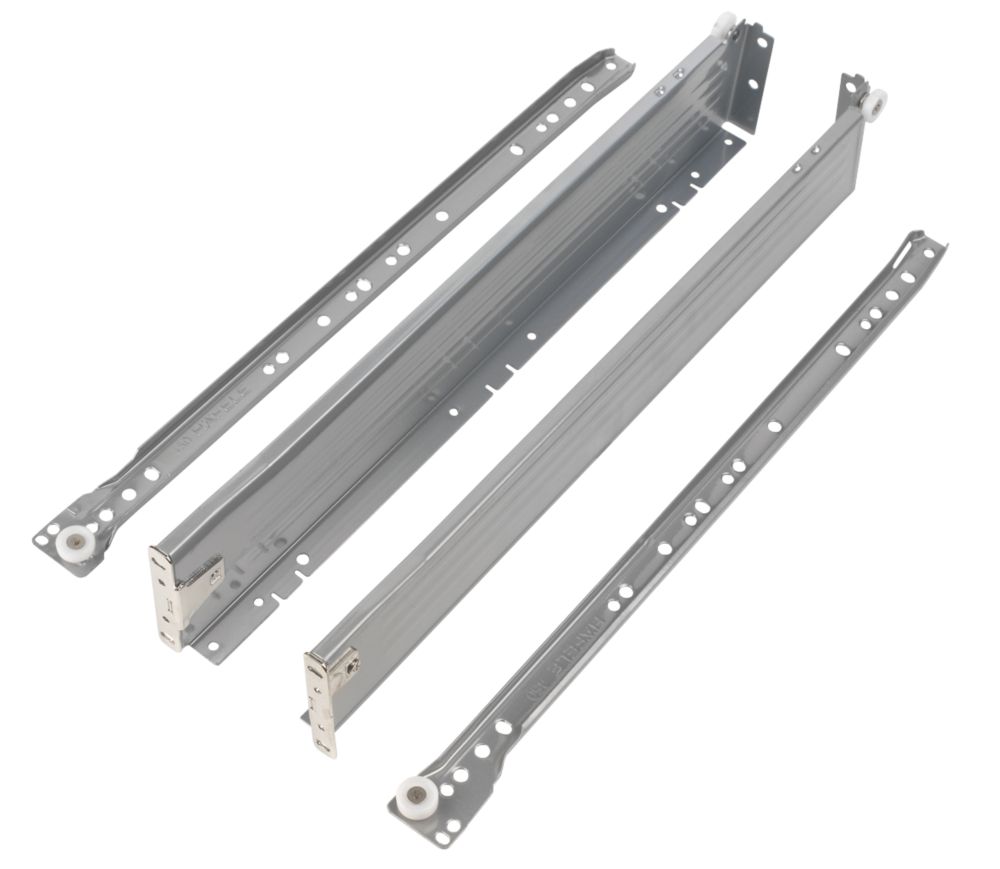 Drawer System 450mm 2 Pack Drawer Runners Screwfix Com