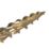 TurboGold  PZ Double-Countersunk  Multipurpose Screws 6mm x 70mm 100 Pack