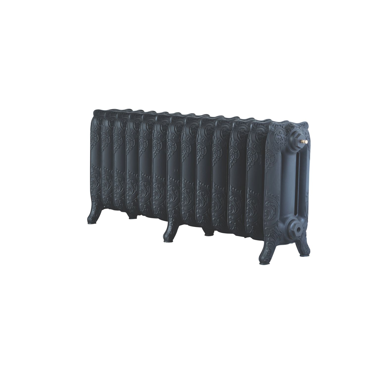 Arroll 470mm x 1074mm 3992BTU Black Cast Iron 3 Column Radiator (1873P)