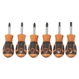 Magnusson  Mixed Stubby Screwdriver Set 6 Pieces