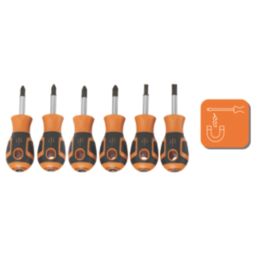 Magnusson  Mixed Stubby Screwdriver Set 6 Pieces
