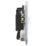 Knightsbridge Metal Clad 13A Switched Metal Clad Fused Spur & Flex Outlet with Neon