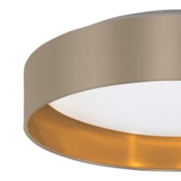Eglo Maserlo 2 LED Ceiling Light Cappuccino 20W 2400lm