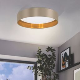 Eglo Maserlo 2 LED Ceiling Light Cappuccino 20W 2400lm