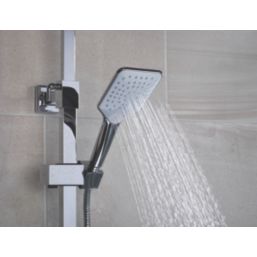 Bristan Craze2 HP/Combi Flexible Exposed Chrome-Plated Thermostatic Bar Mixer Shower with Diverter