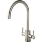 Clearwater Rococo Monobloc Mixer Tap Brushed Nickel PVD