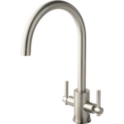 Clearwater Rococo Monobloc Mixer Tap Brushed Nickel PVD