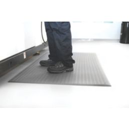 COBA Orthomat Anti-Fatigue Floor Mat Grey 0.9m x 0.6m x 9mm