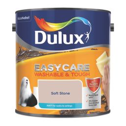 Dulux EasyCare Washable & Tough 2.5Ltr Soft Stone Matt Emulsion  Paint