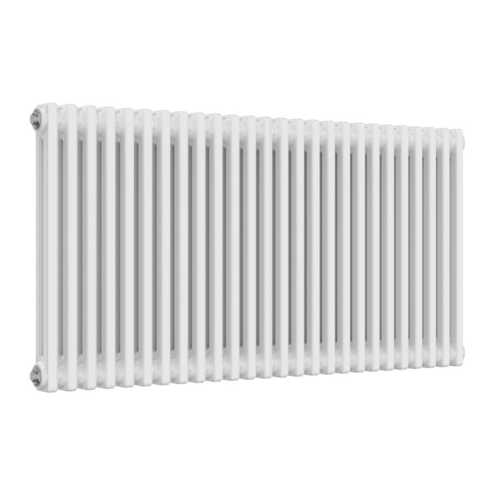 Reina 600mm x 1190mm 3868BTU Anthracite Horizontal 2 Column Radiator ...