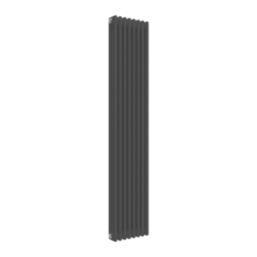 Reina 1800mm x 380mm 4600BTU Anthracite Vertical 3 Column Radiator