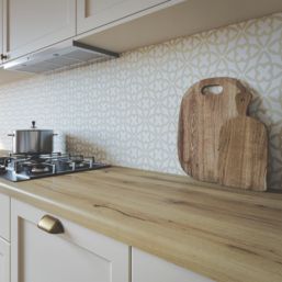 Wilsonart Stone Tessera Yellow Splashback 3050mm x 750mm x 4mm