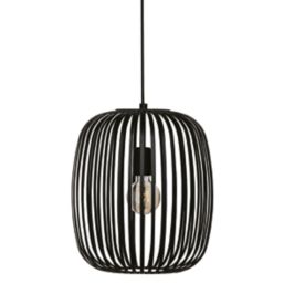 Eglo Romazzina Single Pendant Light Black