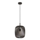 Eglo Romazzina Single Pendant Light Black