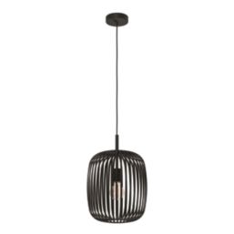 Eglo Romazzina Single Pendant Light Black