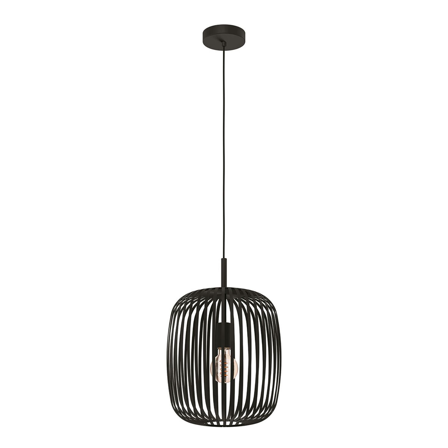Eglo Romazzina Single Pendant Light Black (187PL)