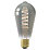 Calex  LED Table Lamp with Titanium ST64 Bulb Black 4W 136lm