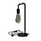 Calex  LED Table Lamp with Titanium ST64 Bulb Black 4W 136lm