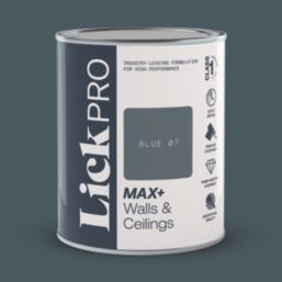 LickPro Max+ 1Ltr Blue 07 Matt Emulsion  Paint