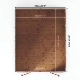 Mercia  8' x 10' (Nominal) Apex Timber Summerhouse