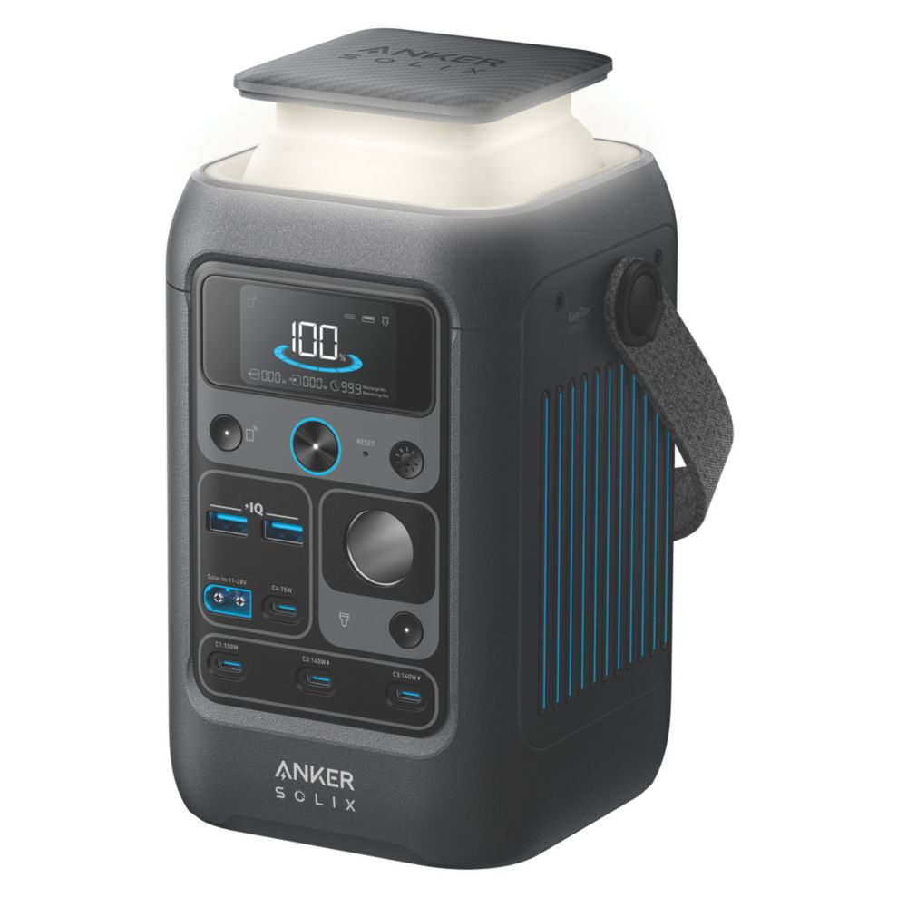 Anker Solix C300X DC 300W Portable Power Station 288Wh - Screwfix