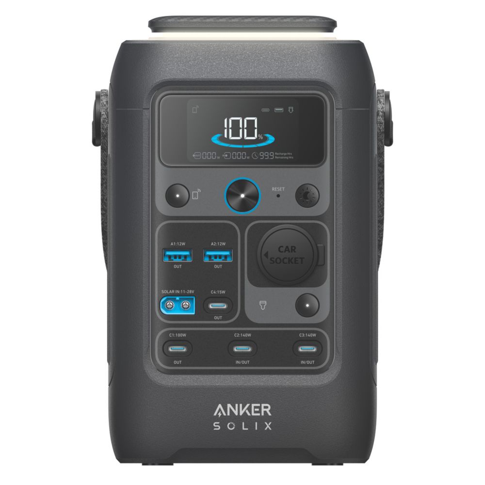 Anker Solix C300X DC 300W Portable Power Station 288Wh - Screwfix