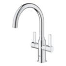 Refurb Grohe Start Twin Lever Mono Mixer Chrome