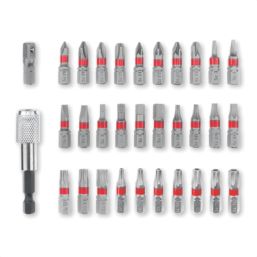 Einhell  1/4" Hex Shank Mixed Screwdriver Bit Set 32 Pieces