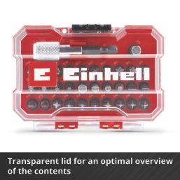 Einhell  1/4" Hex Shank Mixed Screwdriver Bit Set 32 Pieces