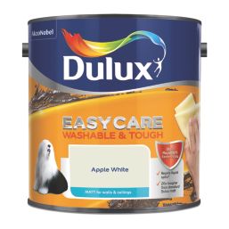 Dulux EasyCare Washable & Tough 2.5Ltr Apple White  Matt Emulsion  Paint