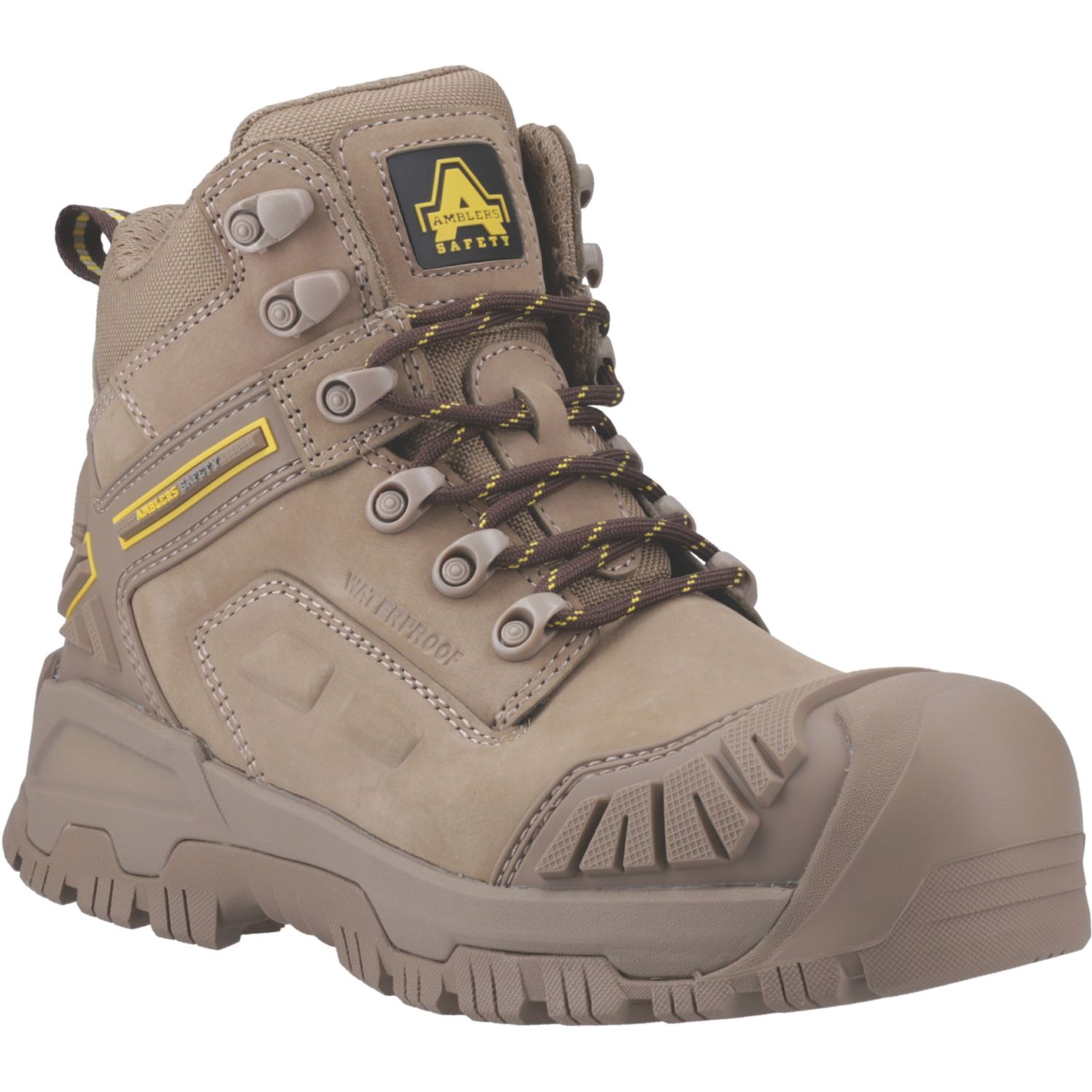 Amblers Size 7 Womens Taupe Waterproof Safety Boots (188CM)