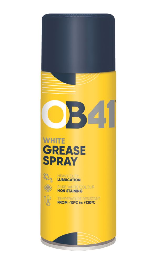 OB41  White Grease Spray 400ml