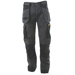 DeWalt Barstow Holster Work Trousers Charcoal Grey 40" W 31" L