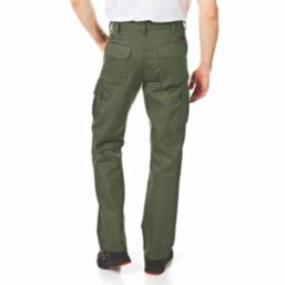 Lee Cooper LCPNT205 Cargo Trousers Khaki 32" W 31" L