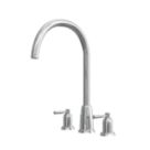 ETAL Cuthbert Dual Lever 3-Hole Kitchen Tap Chrome