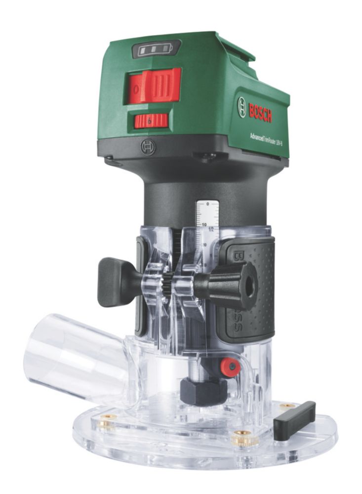 Addition for AdvancedTrimRouter 18V-8 from Bosch: New router plunge base  for DIYers - Bosch Media Service