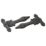 Hardware Solutions Antique Black  Spear T Hinge 150mm x 96mm