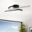 Eglo Selvina 1 LED Ceiling Light Black 19W 2700lm