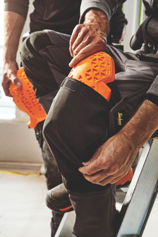 Snickers 9169 D30 Safety Craftsmen Kneepads Orange - Screwfix