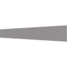 Splashwall  Black/Grey Acrylic Gloss Splashback 2440mm x 600mm x 4mm