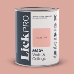 LickPro Max+ 1Ltr Pink 09 Matt Emulsion  Paint