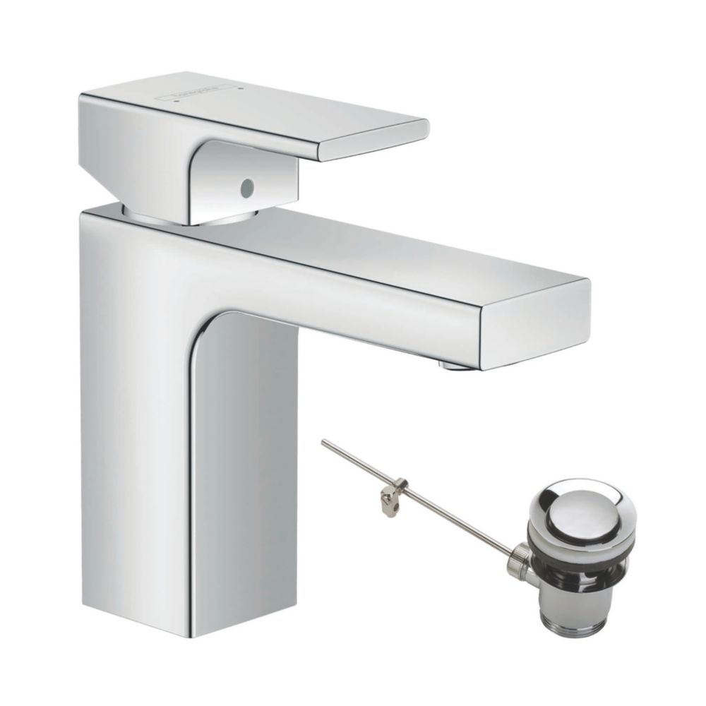 Hansgrohe Vernis Shape 100 Basin Mixer with Isolated Water Conduction Chrome