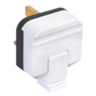 Masterplug Work Power 13A Fused Heavy Duty Plug White