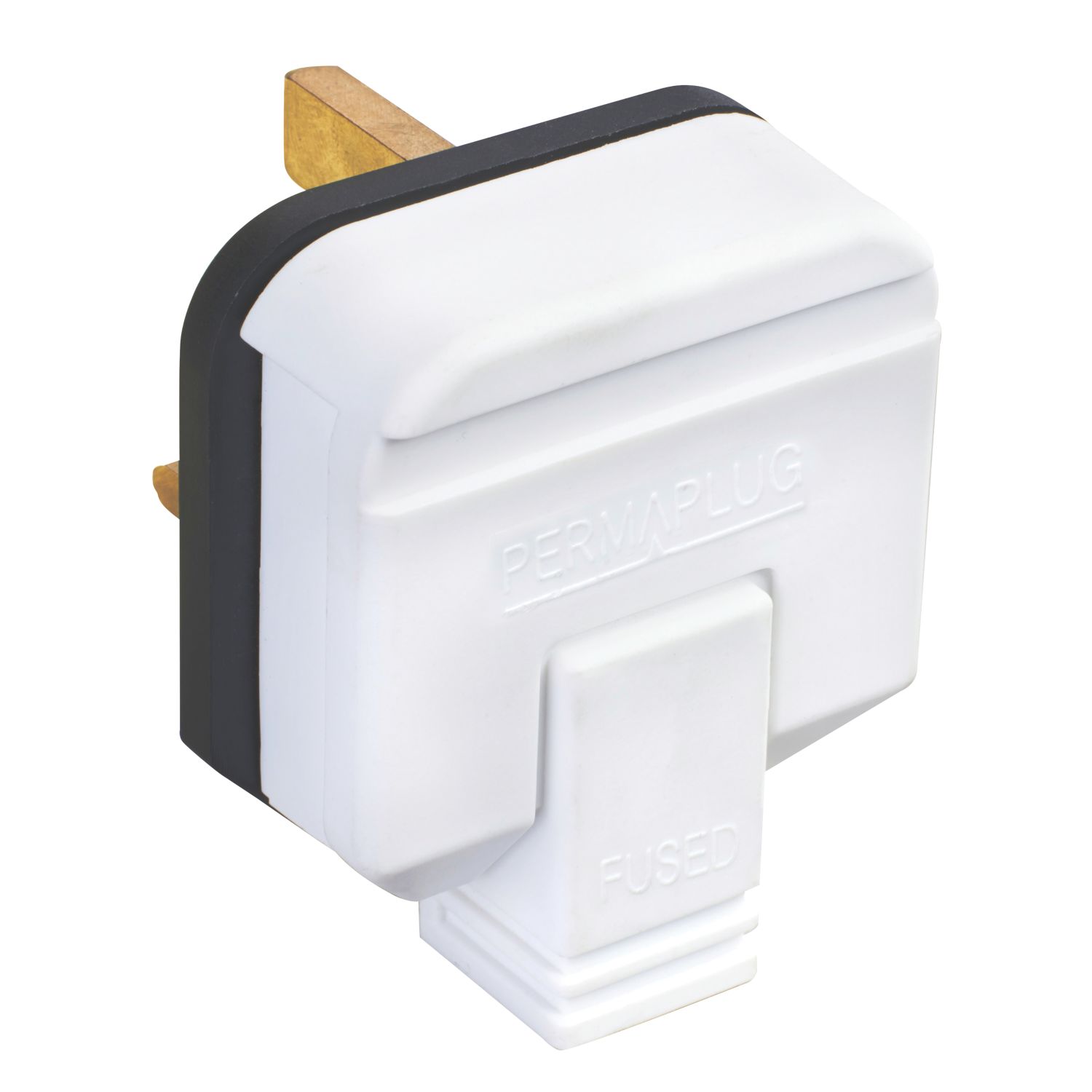 Masterplug Work Power 13A Fused Heavy Duty Plug White (188XF)
