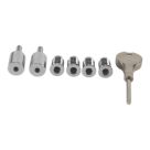 Smith & Locke  40mm Sash Stops Polished Chrome 2 Pack