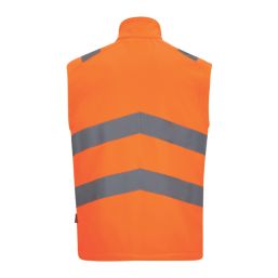 Regatta Hi-Vis Pro Contract Ablaze Softshell Bodywarmer Orange 4X Large 59.4" Chest