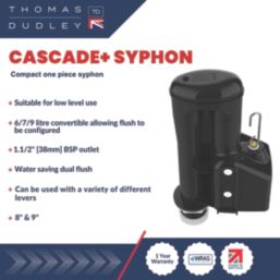 Thomas Dudley Ltd Cascade+ Siphon 170mm
