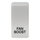 Knightsbridge 'FAN BOOST' Switch Cover White