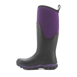 Muck Boots Arctic Sport II Tall Size 3 Womens Black & Purple Non Safety Wellies